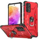 For Samsung Galaxy A52 4G / 5G Ring Holder Phone Case(Red) - 1