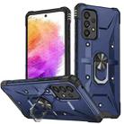 For Samsung Galaxy A33 5G Ring Holder Phone Case(Blue) - 1