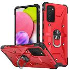 For Samsung Galaxy A02s / A3s US Ring Holder Phone Case(Red) - 1