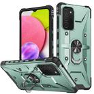 For Samsung Galaxy A02s / A3s US Ring Holder Phone Case(Midnight Green) - 1