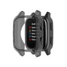 For Garmin Venu Sq 2 Half-cover TPU Watch Case(Transparent Black) - 1