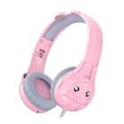 SoulBytes S31 Kids Wired Over-Ear Earphone with Microphone, Length: 1.5m(Pink) - 1