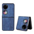 For Huawei Pocket S / P50 Pocket AZNS 3D Embossed Skin Feel Phone Case(Sapphire Blue) - 1