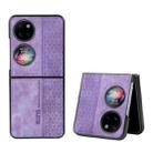 For Huawei Pocket S / P50 Pocket AZNS 3D Embossed Skin Feel Phone Case(Purple) - 1