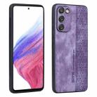 For Samsung Galaxy S20 FE / S20 Lite AZNS 3D Embossed Skin Feel Phone Case(Purple) - 1