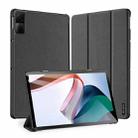 For Xiaomi Redmi Pad 10.61 DUX DUCIS Domo Series Magnetic Flip Leather Tablet Case(Black) - 1
