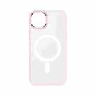 For iPhone 14 TOTU Golden Shield Skin-feel MagSafe Phone Case(Pink) - 1