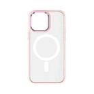 For iPhone 14 Pro Max TOTU Golden Shield Skin-feel MagSafe Phone Case(Pink) - 1