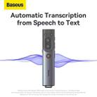 Baseus WKCD020013 Red Laser Wireless Multimedia Presenter Page Turning Pen,Charging Version(Grey) - 4