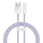 Baseus Dynamic 2 Series 2.4A USB to 8 Pin Fast Charging Data Cable, Cable Length:1m(Purple) - 1