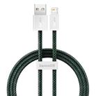 Baseus Dynamic 2 Series 2.4A USB to 8 Pin Fast Charging Data Cable, Cable Length:1m(Green) - 1