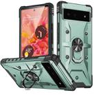 For Google Pixel 6 Ring Holder Phone Case(Midnight Green) - 1