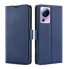 For Xiaomi Civi 2 5G Ultra-thin Voltage Side Buckle Horizontal Flip Leather Phone Case(Blue) - 1