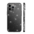 For iPhone 12 Pro Max wlons All-Inclusive Glitter Phone Case(Transparent Black) - 1