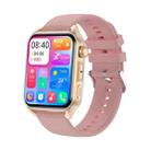 Ochstin 5HK28 1.78 inch Square Screen Silicone Strap Smart Watch Supports Bluetooth Call Function/Blood Oxygen Monitoring(Pink) - 1