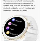Ochstin 5HK43 1.32 inch Round Screen Smart Watch Supports Bluetooth Call Function/Blood Oxygen Monitoring, Strap:Silicone(Gold) - 8