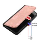 For Xiaomi Redmi Note 10 4G / 10S Side Buckle Double Fold Hand Strap Leather Phone Case(Pink) - 4