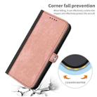 For Xiaomi Redmi Note 10 4G / 10S Side Buckle Double Fold Hand Strap Leather Phone Case(Pink) - 5