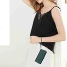 For Samsung Galaxy S22 5G Side Buckle Double Fold Hand Strap Leather Phone Case(Dark Green) - 7