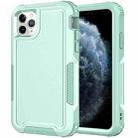 For iPhone 11 Pro 3 in 1 PC + TPU Shockproof Phone Case(Mint Green) - 1