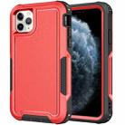 For iPhone 11 Pro 3 in 1 PC + TPU Shockproof Phone Case(Red) - 1