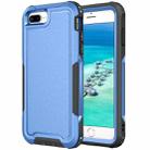 For iPhone 6 Plus / 7 Plus / 8 Plus 3 in 1 PC + TPU Shockproof Phone Case(Blue) - 1