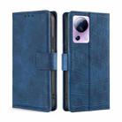For Xiaomi Civi 2 5G Skin Feel Crocodile Magnetic Clasp Leather Phone Case(Blue) - 1