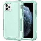 For iPhone 11 Pro Max 3 in 1 PC + TPU Shockproof Phone Case(Mint Green) - 1