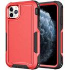 For iPhone 11 Pro Max 3 in 1 PC + TPU Shockproof Phone Case(Red) - 1