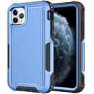 For iPhone 11 Pro Max 3 in 1 PC + TPU Shockproof Phone Case(Blue) - 1