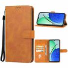 For Huawei nova Y61 Leather Phone Case(Brown) - 1