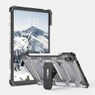 For iPad 10th Gen 10.9 2022 Explorer Series PC Shockproof Case with Pen Slot(Black) - 1