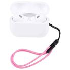 For Apple AirPods Pro 2 Wireless Earphone Anti-Lost Rope Phone Case Lanyard(Pink 01) - 1