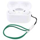 For Apple AirPods Pro 2 Wireless Earphone Anti-Lost Rope Phone Case Lanyard(Green 02) - 1