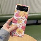 For Samsung Galaxy Z Flip3 5G Flower Series Shockproof PC Phone Case(Daisy) - 1