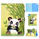 For iPad Pro 11 (2020) Sewing Thread Horizontal Painted Flat Leather Tablet Case with Sleep Function & Pen Cover & Anti Skid Strip & Card Slot & Holder(Panda) - 1