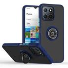 For Honor X8 5G Q Shadow 1 Series TPU + PC Phone Case with Ring(Royal Blue) - 1