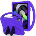 For iPad 10th Gen 10.9 2022 EVA Anti Falling Tablet Protective Case with Holder(Purple) - 1