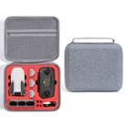 For DJI Mini SE Shockproof Carrying Hard Case Storage Bag, Size: 26 x 23 x 11cm(Grey + Red Liner) - 1