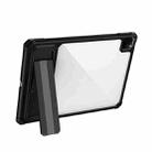 For iPad 10th Gen 10.9 2022 Transparent Acrylic PC TPU Tablet Case with Holder(Black) - 3