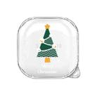 For Samsung Galaxy Buds Live Christmas Transparent TPU Earphone Case(Christmas Tree) - 1