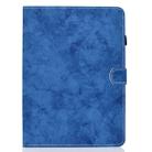 For iPad Pro 11 (2020) Sewing Thread Horizontal Solid Color Flat Leather Tablet Case with Sleep Function & Pen Cover & Anti Skid Strip & Card Slot & Holder(Blue) - 2