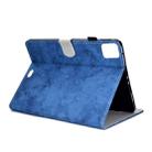 For iPad Pro 11 (2020) Sewing Thread Horizontal Solid Color Flat Leather Tablet Case with Sleep Function & Pen Cover & Anti Skid Strip & Card Slot & Holder(Blue) - 7