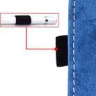 For iPad Pro 11 (2020) Sewing Thread Horizontal Solid Color Flat Leather Tablet Case with Sleep Function & Pen Cover & Anti Skid Strip & Card Slot & Holder(Blue) - 10