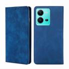 For vivo V25 5G/V25e 5G/X80 Lite Skin Feel Magnetic Horizontal Flip Leather Phone Case(Blue) - 1