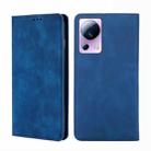 For Xiaomi Civi 2 5G Skin Feel Magnetic Horizontal Flip Leather Phone Case(Blue) - 1