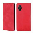 For Xiaomi Poco M5 4G Skin Feel Magnetic Horizontal Flip Leather Phone Case(Red) - 1