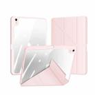 For iPad 10th Gen 10.9 2022 DUX DUCIS Magi Series Smart Leather Tablet Case(Pink) - 1