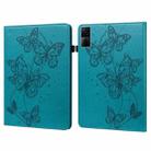 For Xiaomi Redmi Pad 10.61 Embossed Butterfly Pattern Leather Tablet Case(Blue) - 1