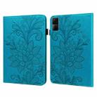 For Xiaomi Redmi Pad 10.61 Lace Flower Embossing Pattern Leather Tablet Case(Blue) - 1